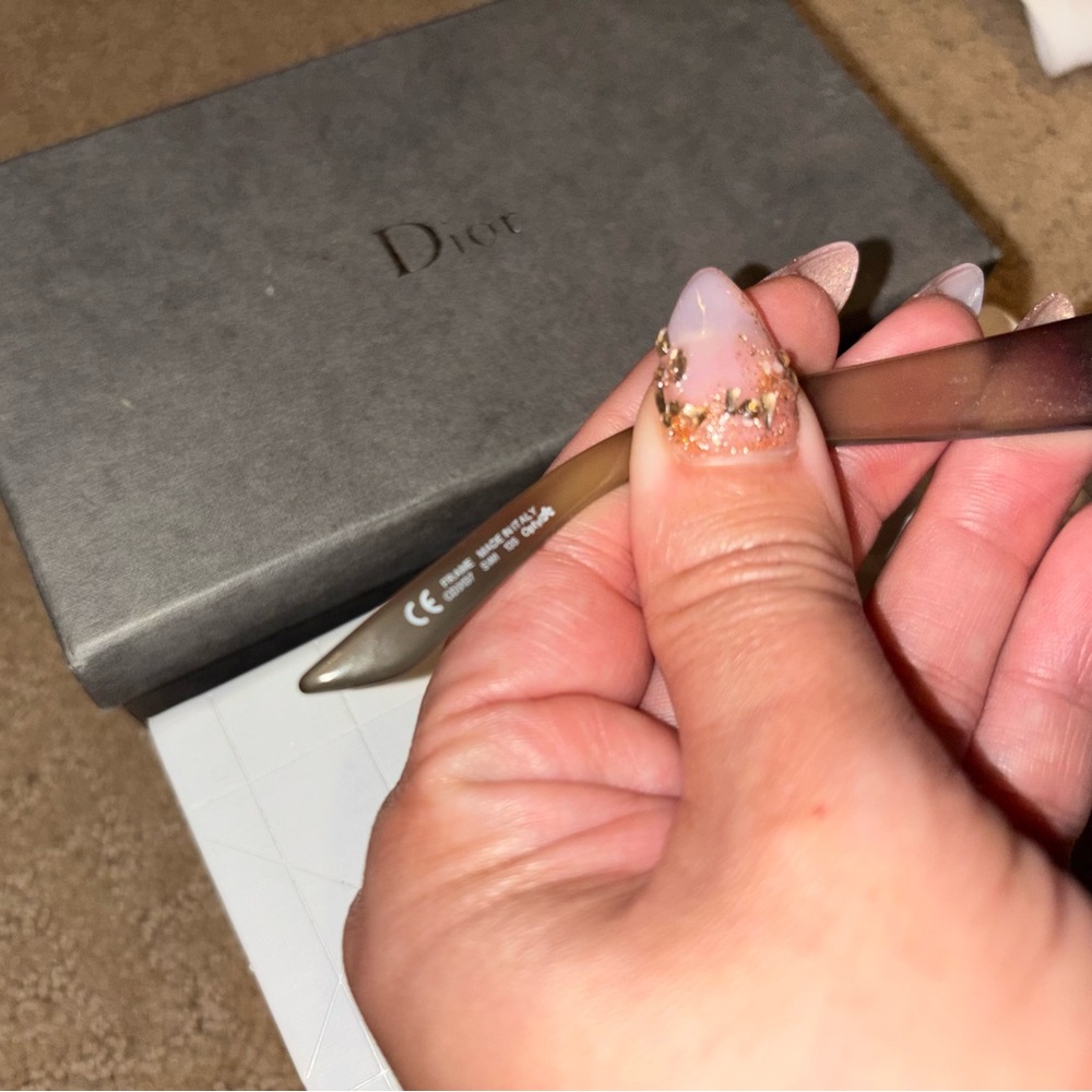 Dior Women's Rectangular Gradient Acetate Full Ri… - image 4